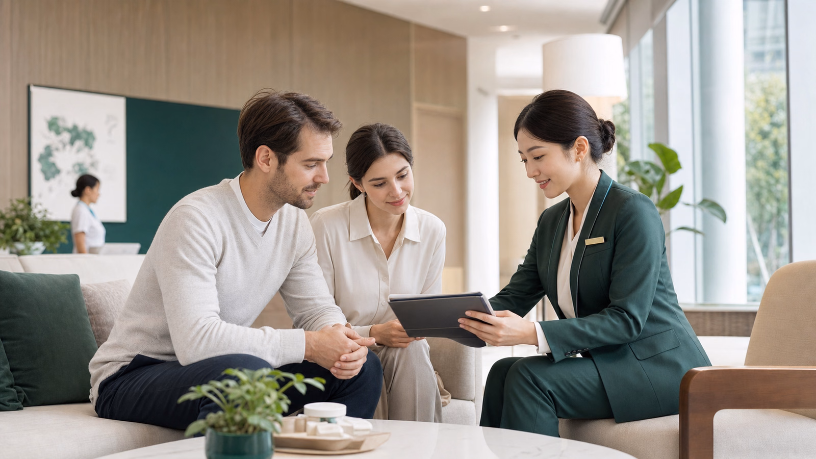 Medical concierge support during a hospital visit in China
